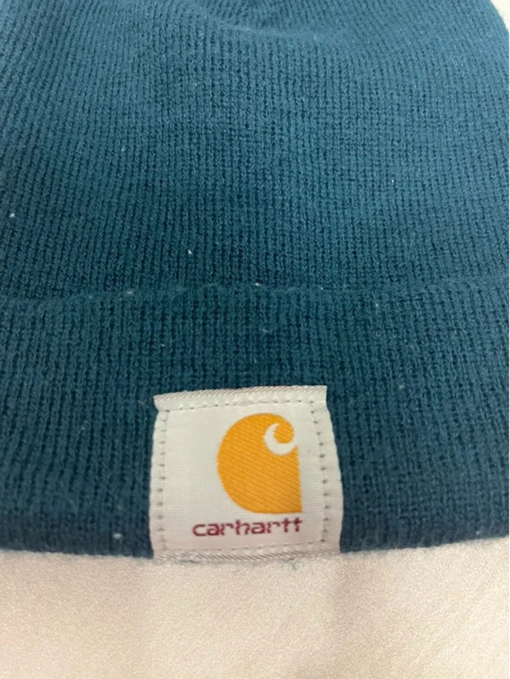 Carhartt turquoise beanie warm hat